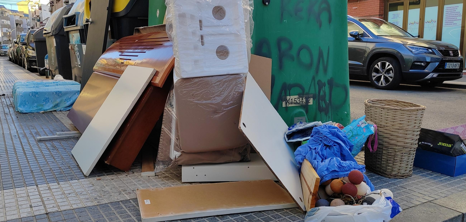 Basura amontonada.