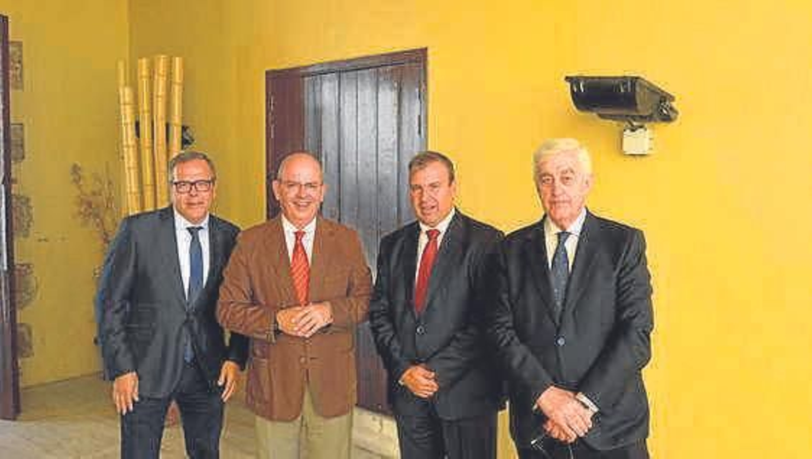 Carlos Fenoy, Javier Sánchez Rojas, Rafael Fernández Bernal y Ángel Juan. Carlos Fenoy, Javier Sánchez Rojas, Rafael Fernández Bernal y Ángel Juan.