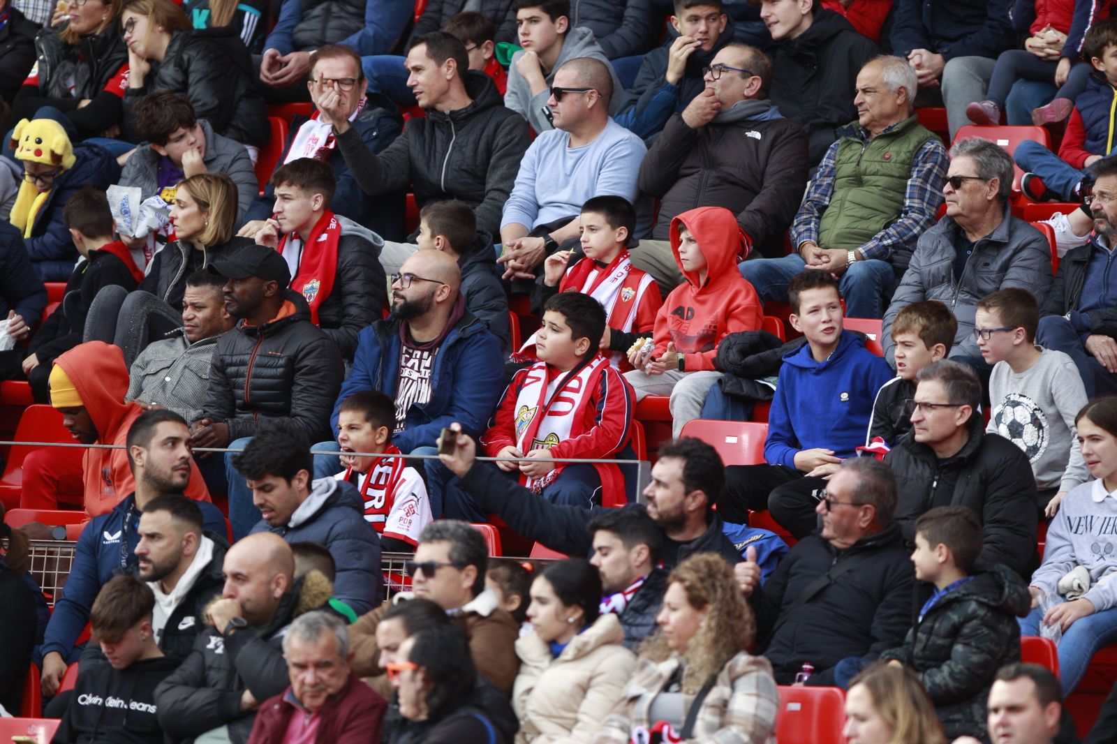Imágenes del partido U.D. Almería-Real Sociedad