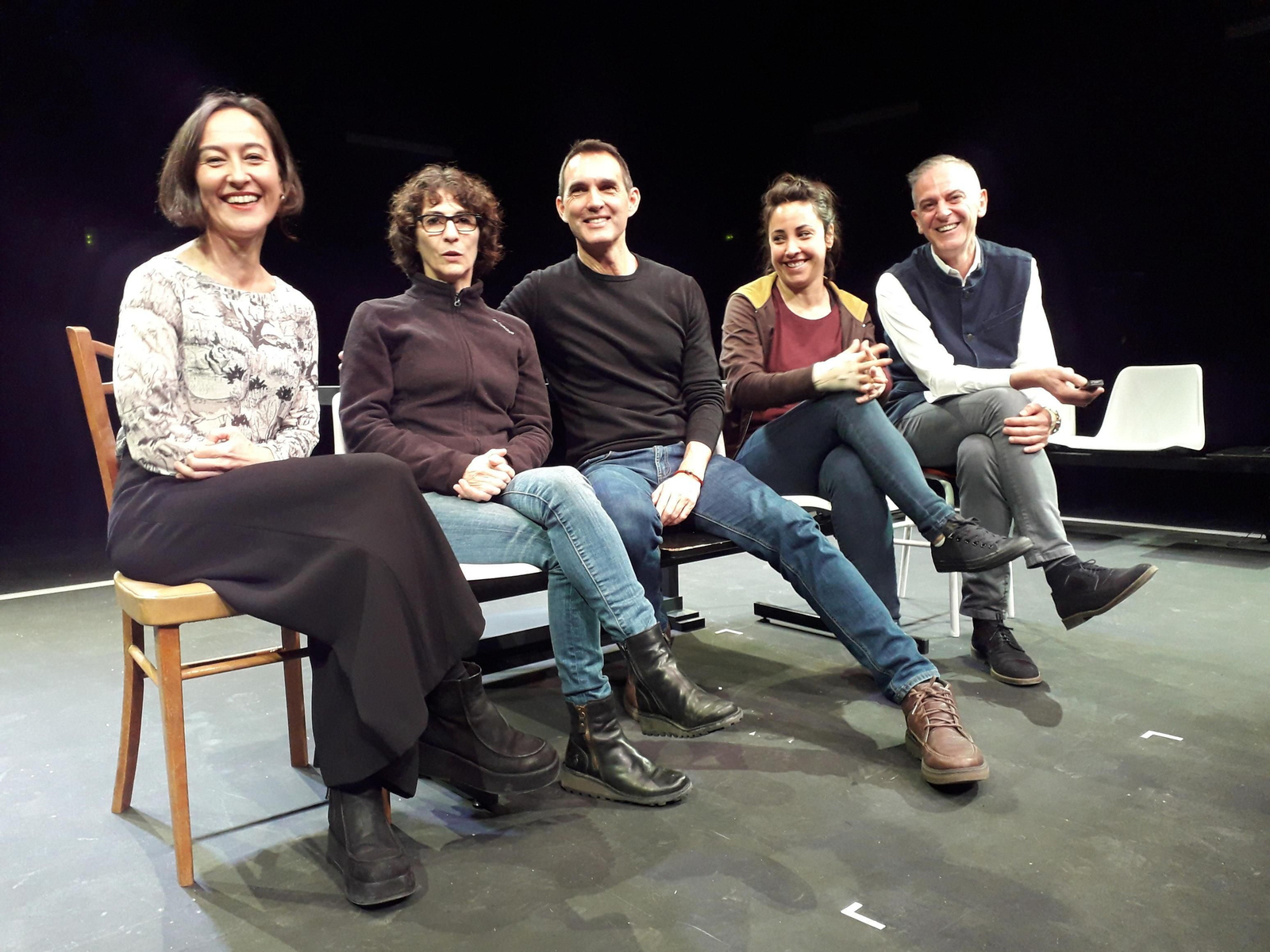 Nines Carrascal, Gema Matarranz, Juan Carlos Rubio, Marta Megías y Enrique Gámez.