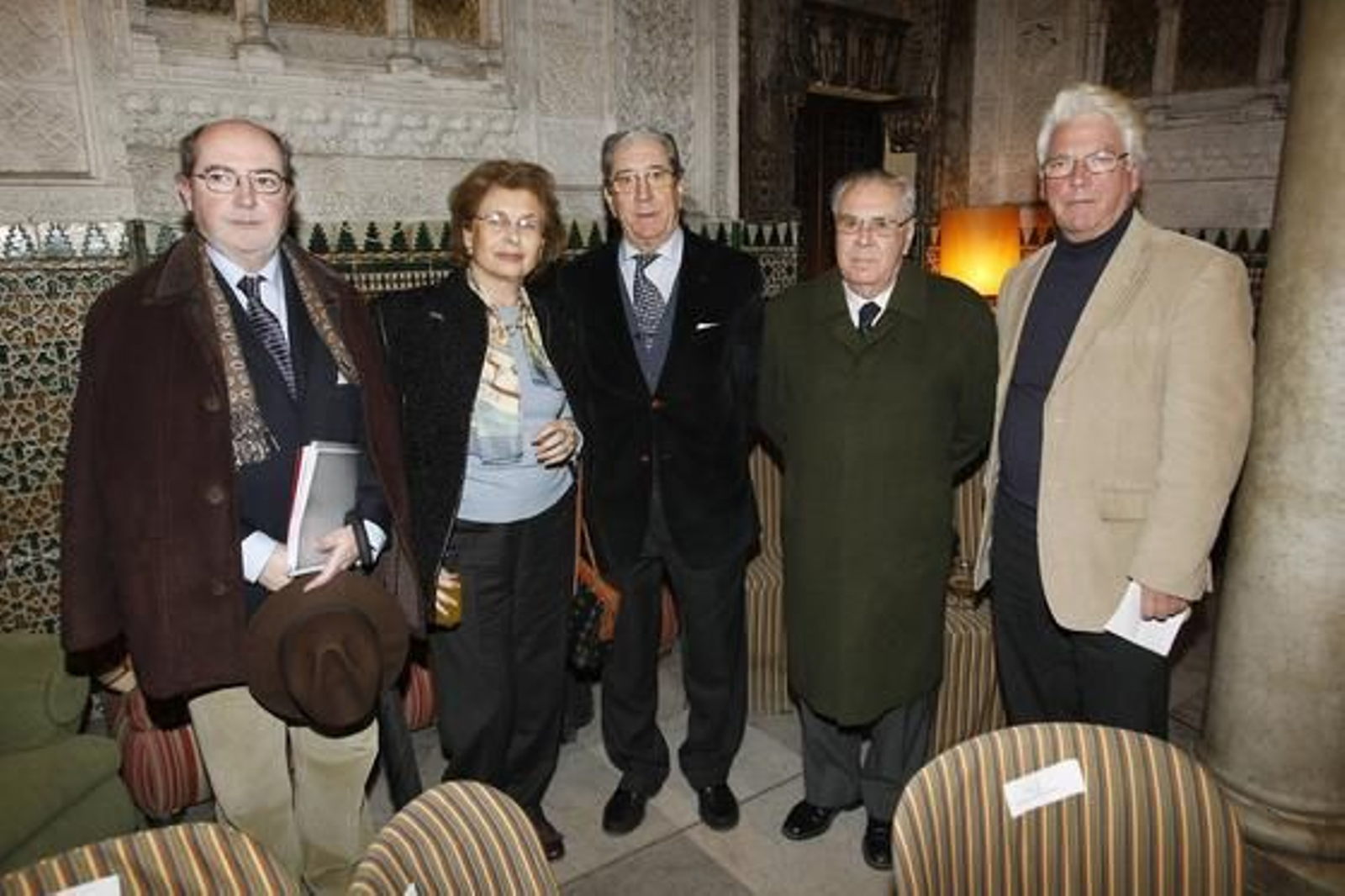 Ignacio Moreno Aparicio, presidente del Ateneo, junto a Marta Dorao, José Ramón Pérez Díaz-Alersi, Julio Ramos y Hans Joseph Artz./Fotos:José Braza

Foto: Jose Braza