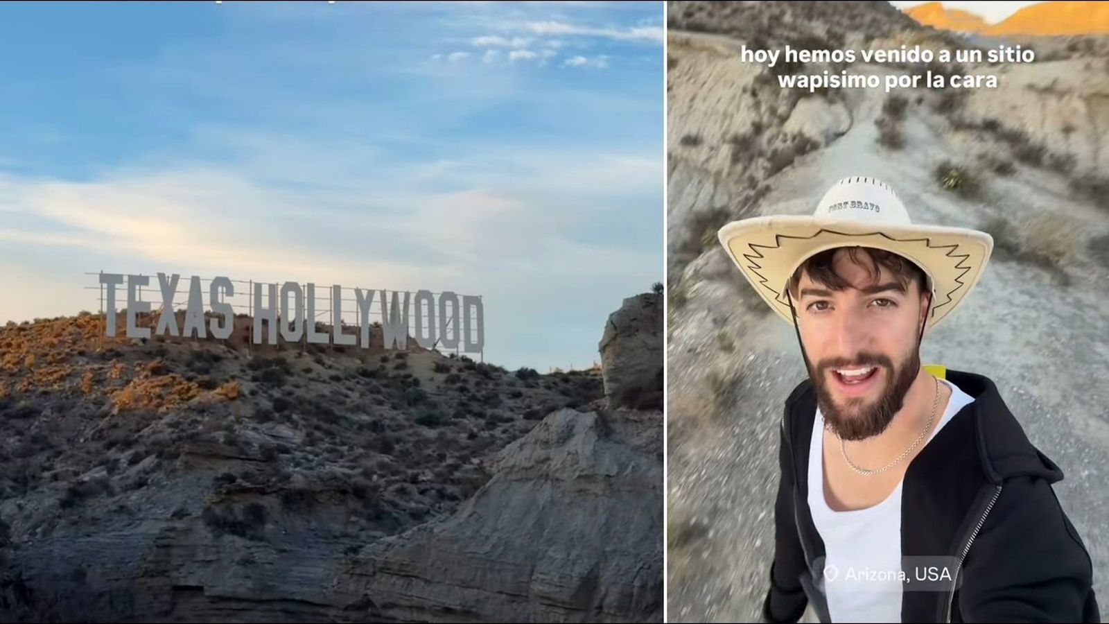 Un influencer llega al 'Lejano Oeste' y descubre que está en Almería