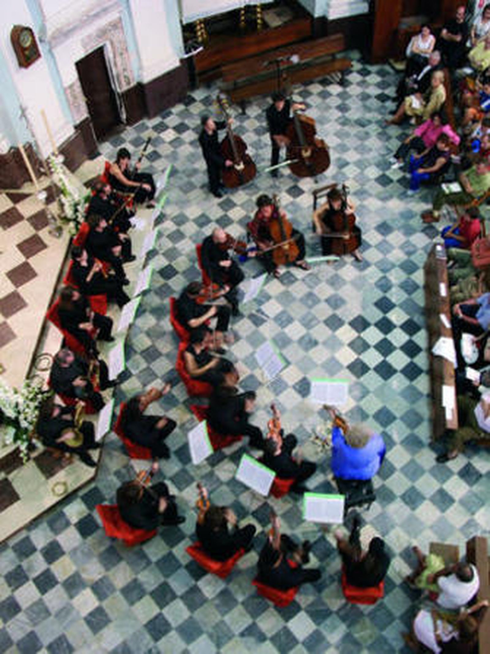 La Orquesta Barroca de Sevilla, durante una de sus numerosas actuaciones.