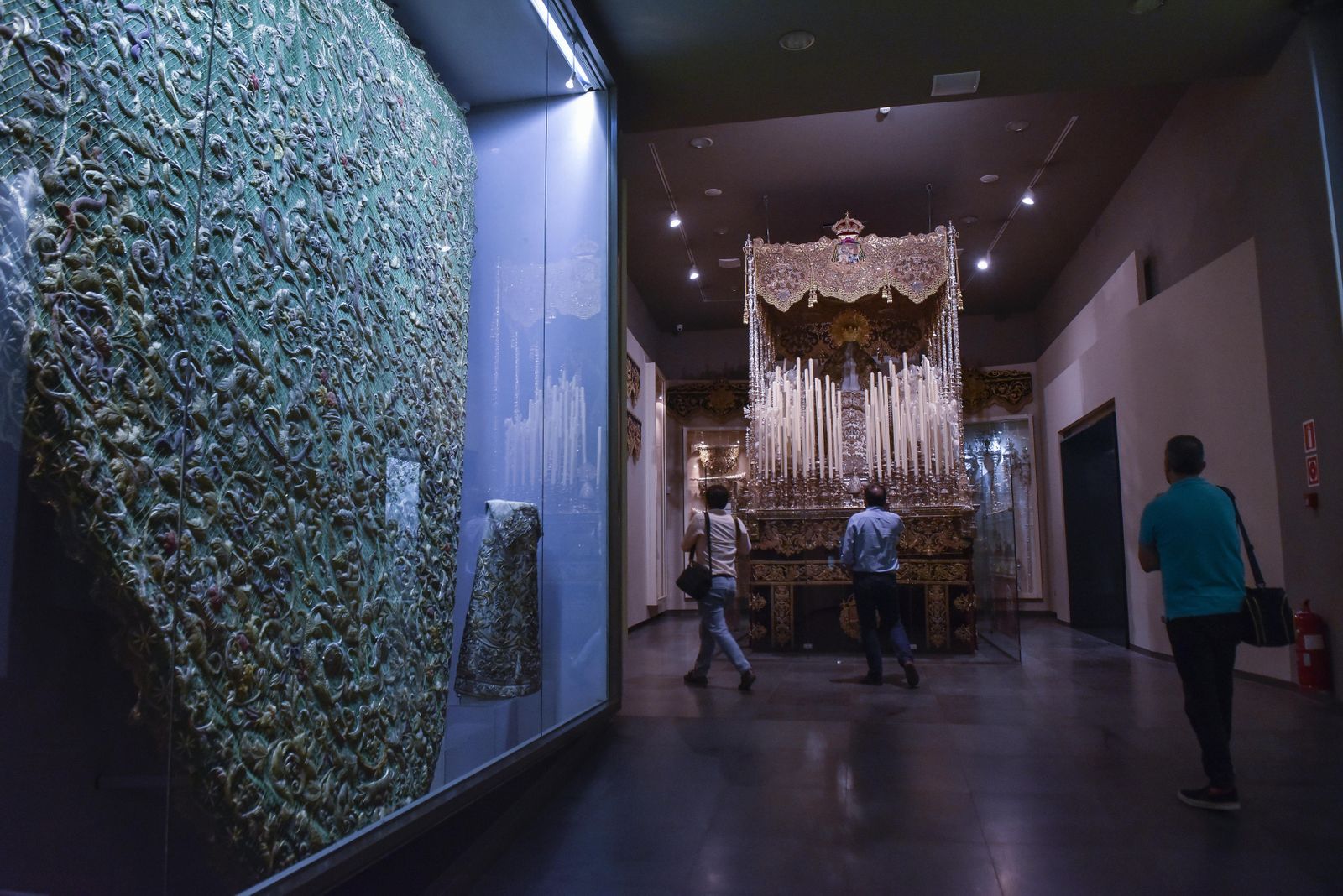 La sala donde se exponen los pasos y otros enseres principales.