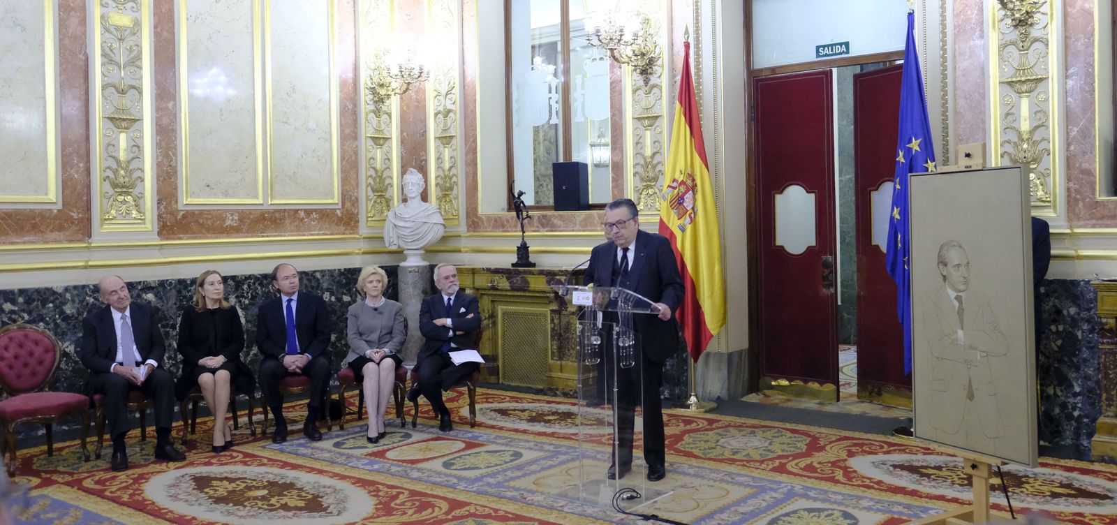Las imágenes del homenaje a Pérez Llorca en el Congreso