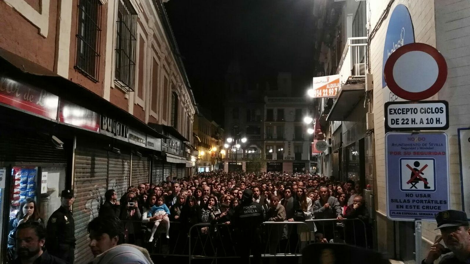 Aforamiento del año 2016 en la Cuesta del Rosario.