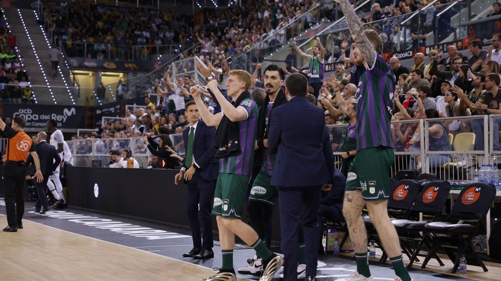 El Unicaja, campeón de Copa: Todas las imágenes del partido, la fiesta y la llegada a Málaga