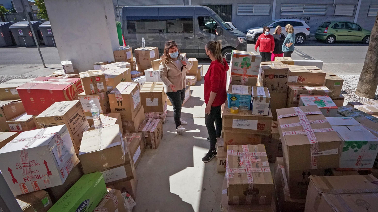 Masiva respuesta solidaria de Jerez con Ucrania