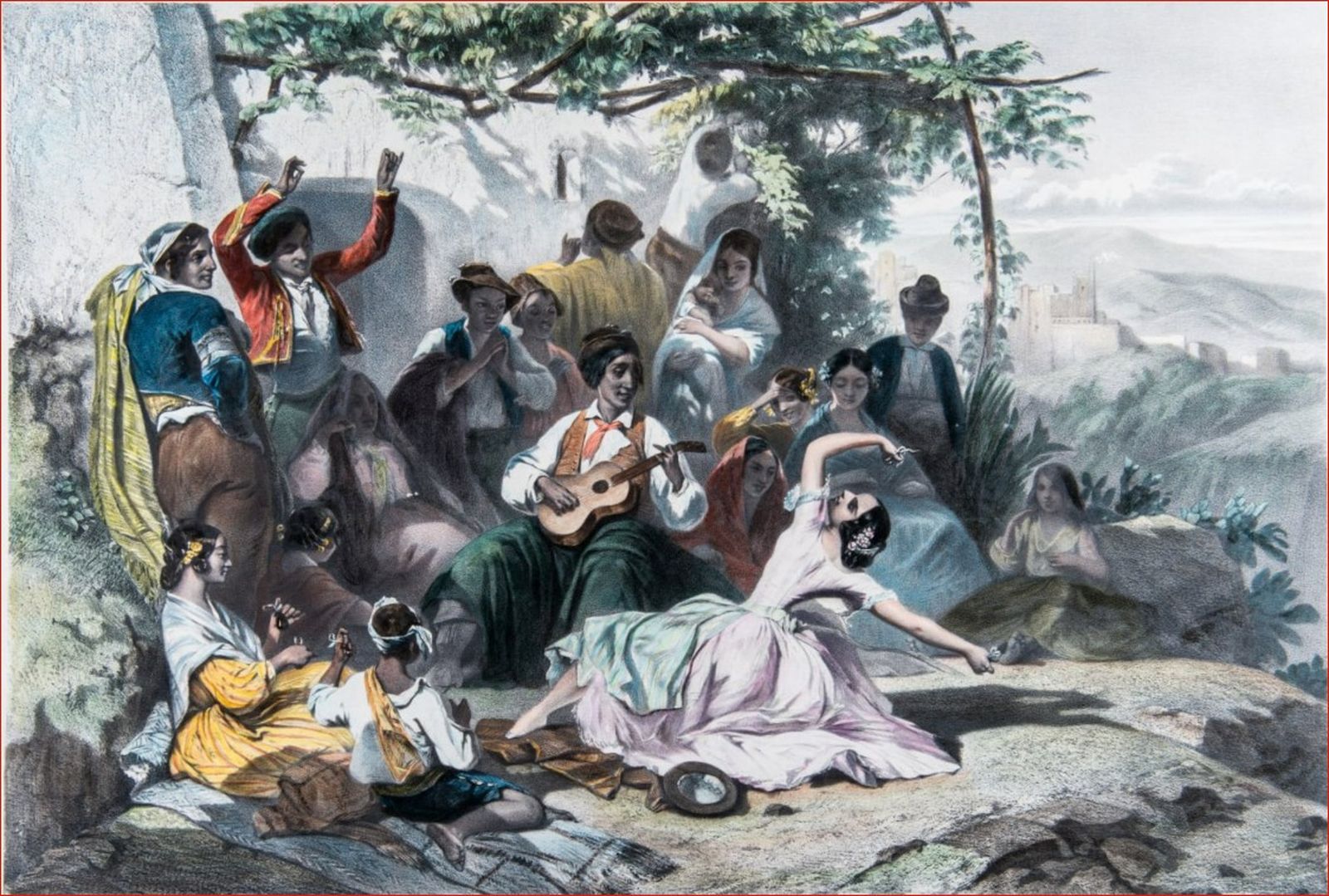 2. Cuadro 'El vito de Sevilla', de Eugene Giraud.