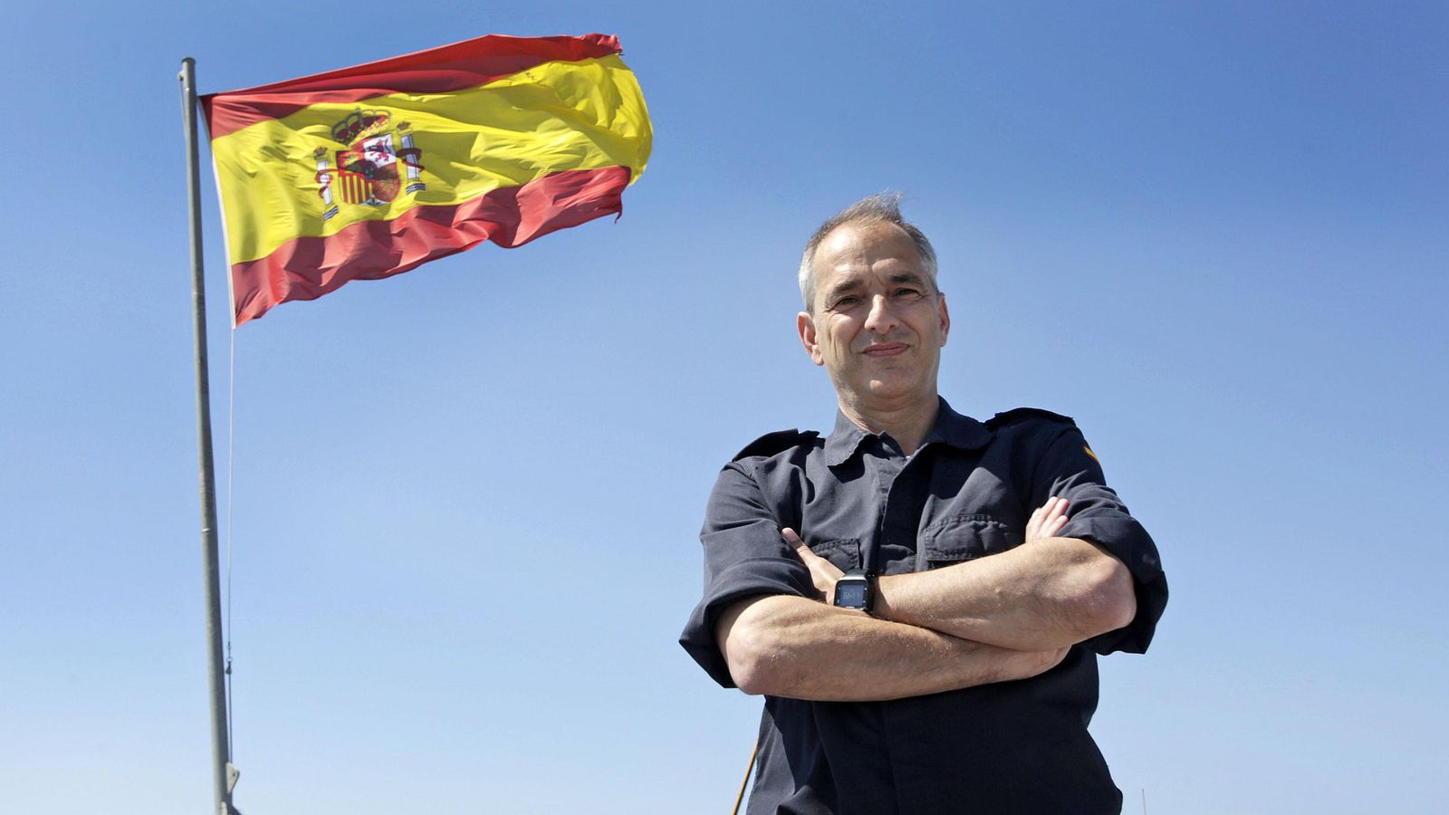 El segundo comandante del ‘Castilla’, García de Polavieja Ferre.