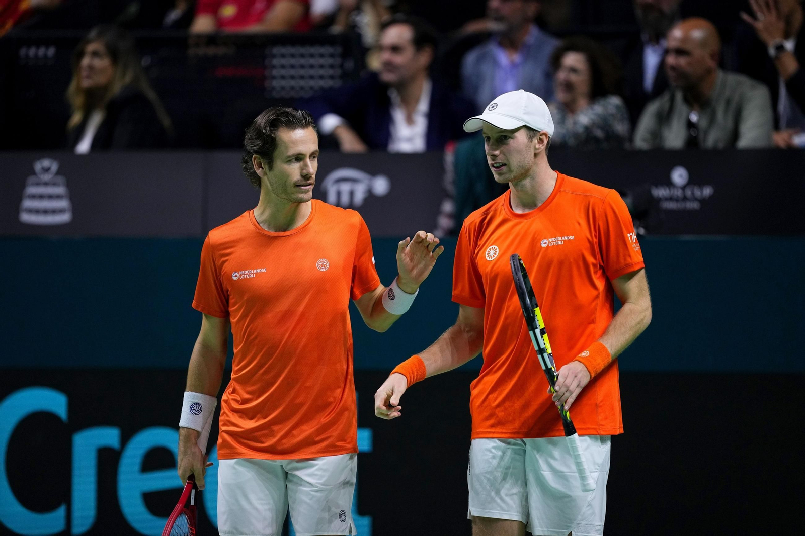 Las fotos de la derrota de España en el dobles ante Países Bajos