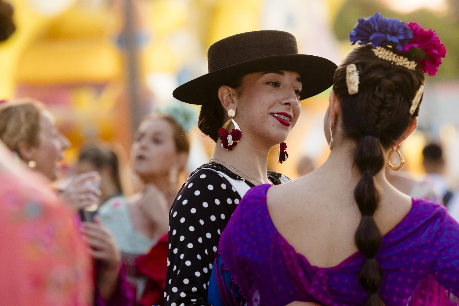 Las imágenes del encendido del alumbrado de Feria de Puerto Real