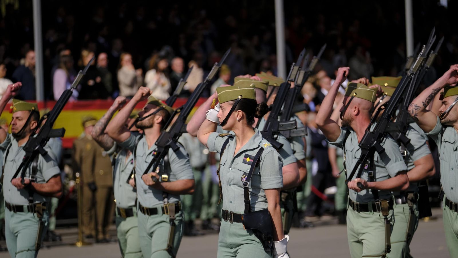 Conmemoración del Combate de Edchera en la Base Álvarez de Sotomayor de La Legión, en imágenes