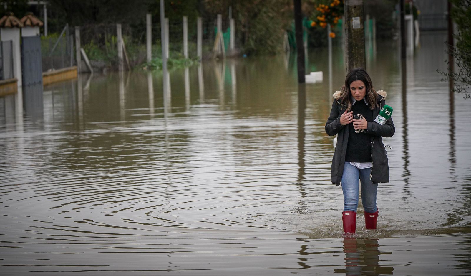 Imágenes de las zonas afectadas por la crecida del rio Guadalete en Jerez