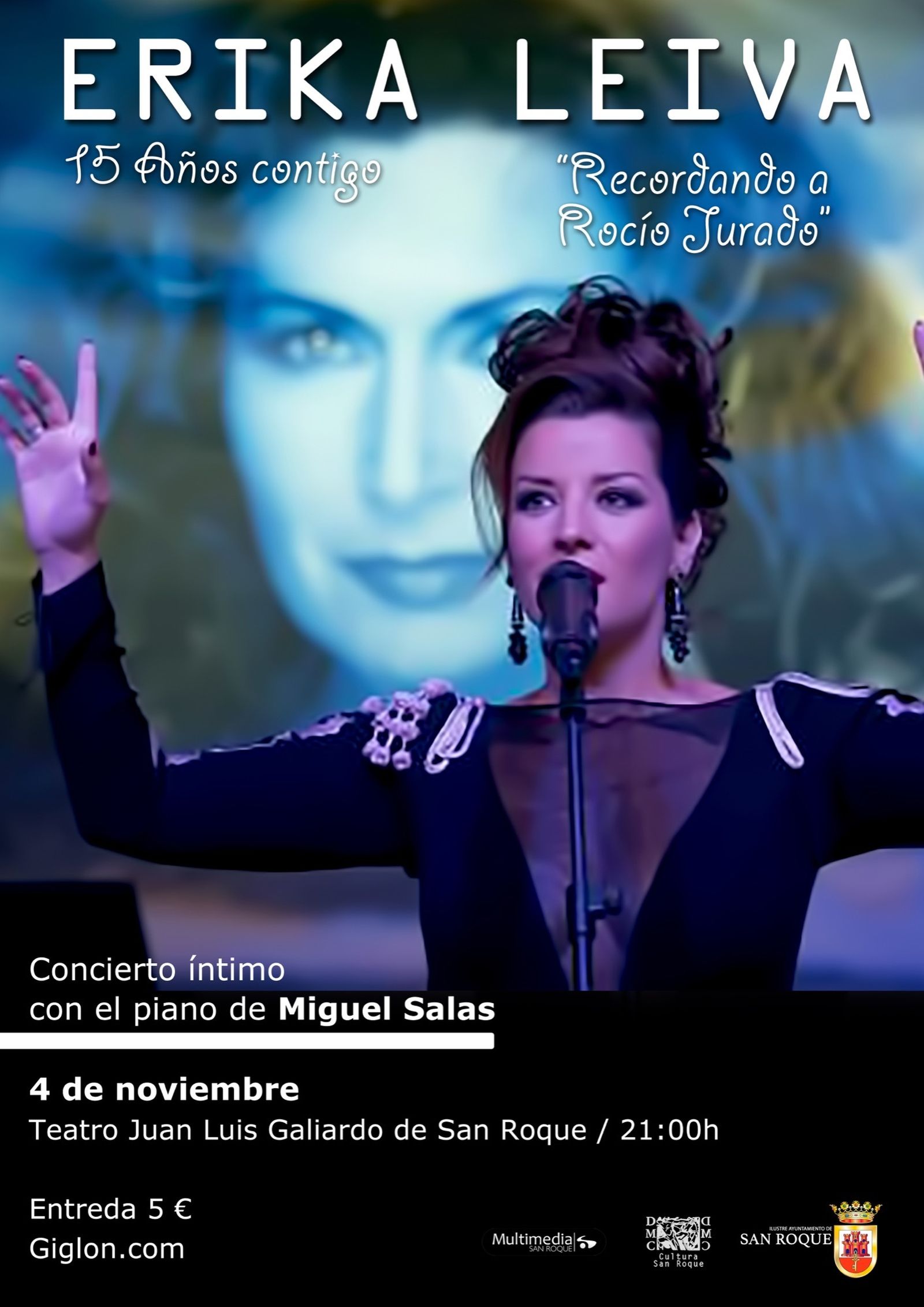 Concierto "Recordando a Rocío Jurado" de Erika Leiva