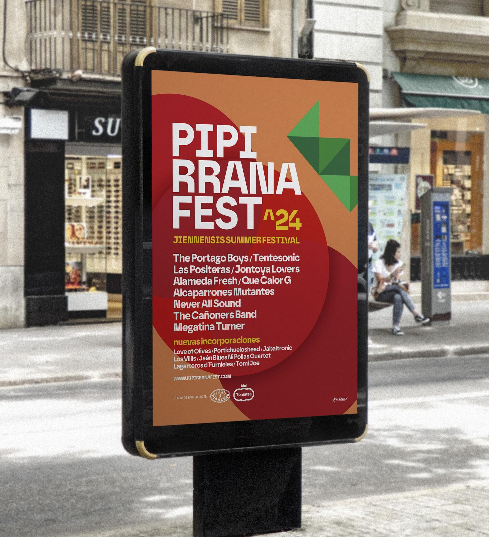 Recreación de un muppy de publicidad con el cartel del Pipirrana Fest. ¿Así quién iba a pensar que no fuera de verdad?
