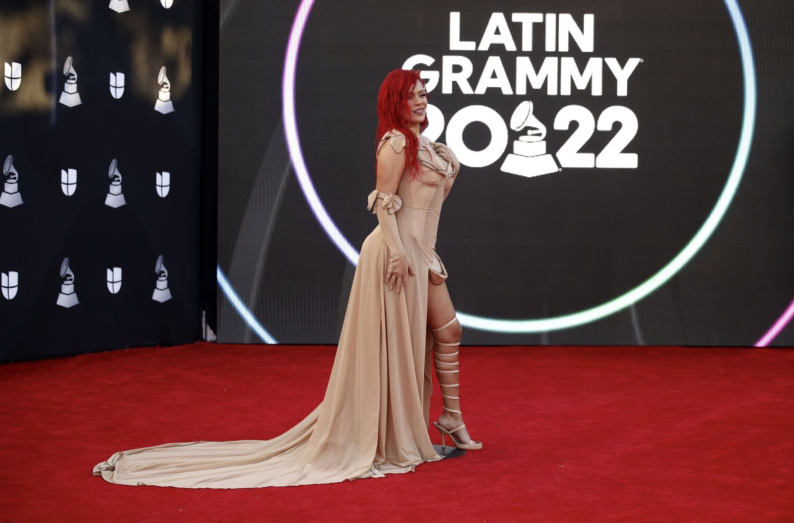 La alfombra roja de los Grammy latinos