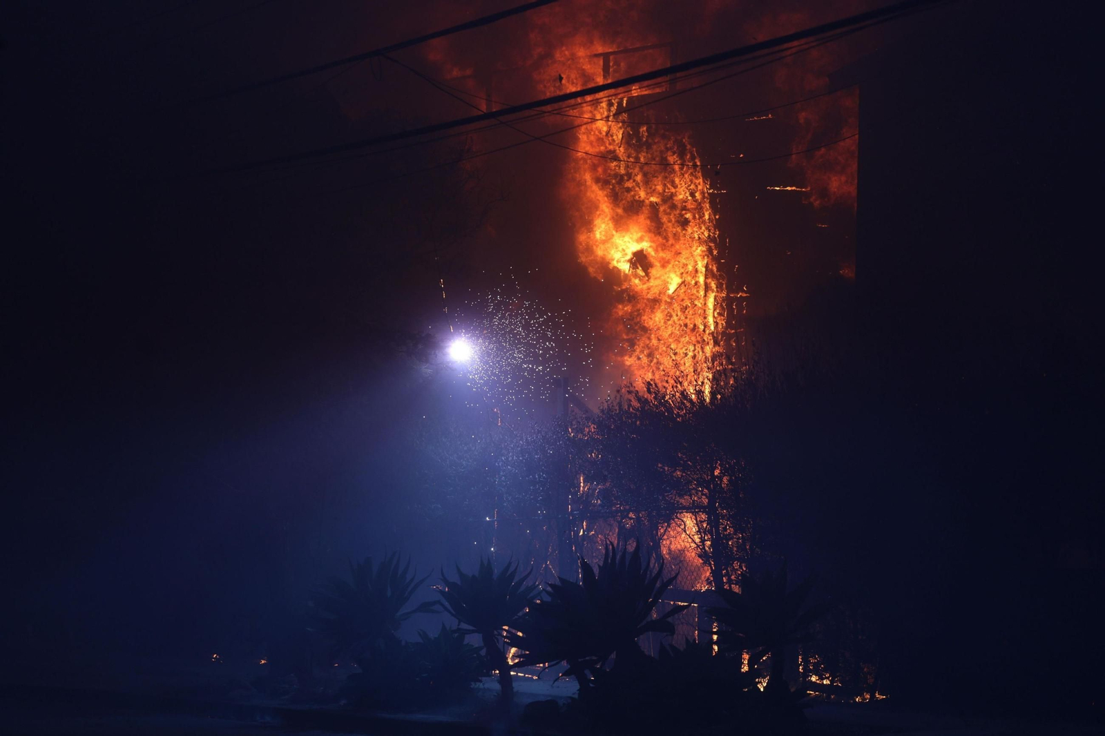 Las impactantes imágenes de los incendios de California