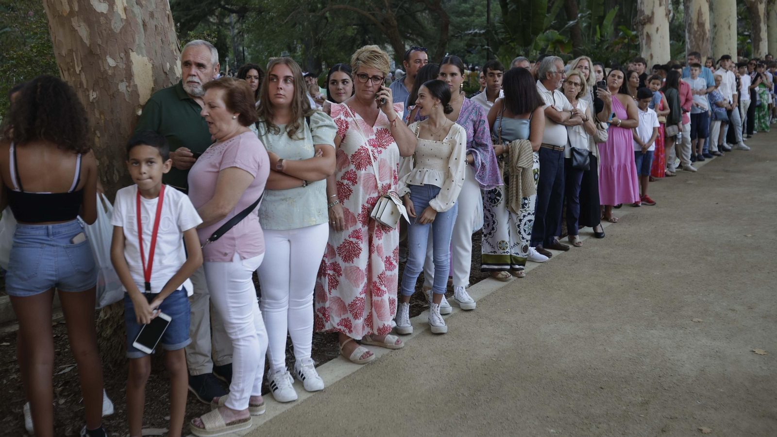 La Magna Mariana de Algeciras por el Parque María Cristina, en imágenes
