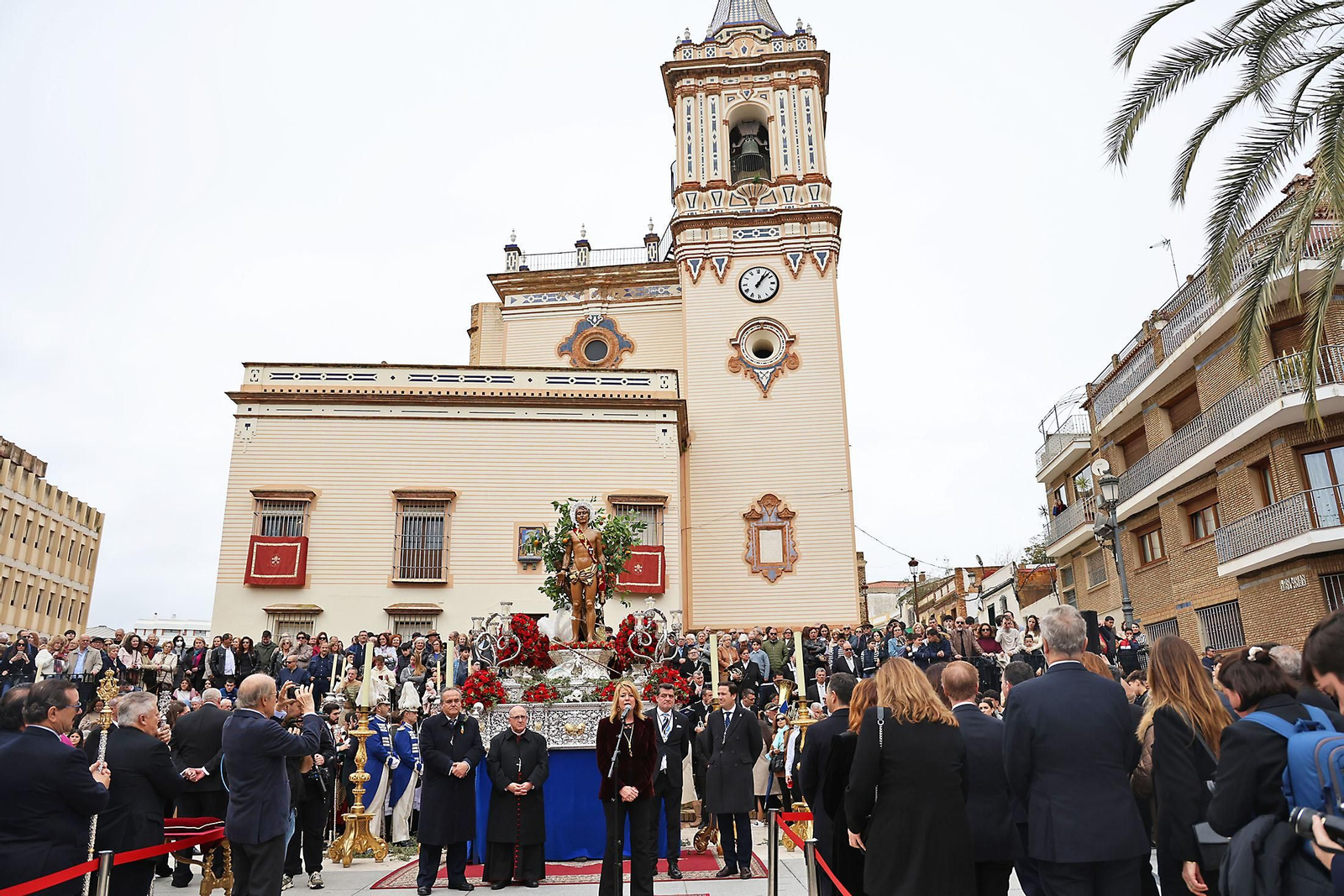 Proclamación de San Sebastián como alcalde perpetuo y la entrega de su vara