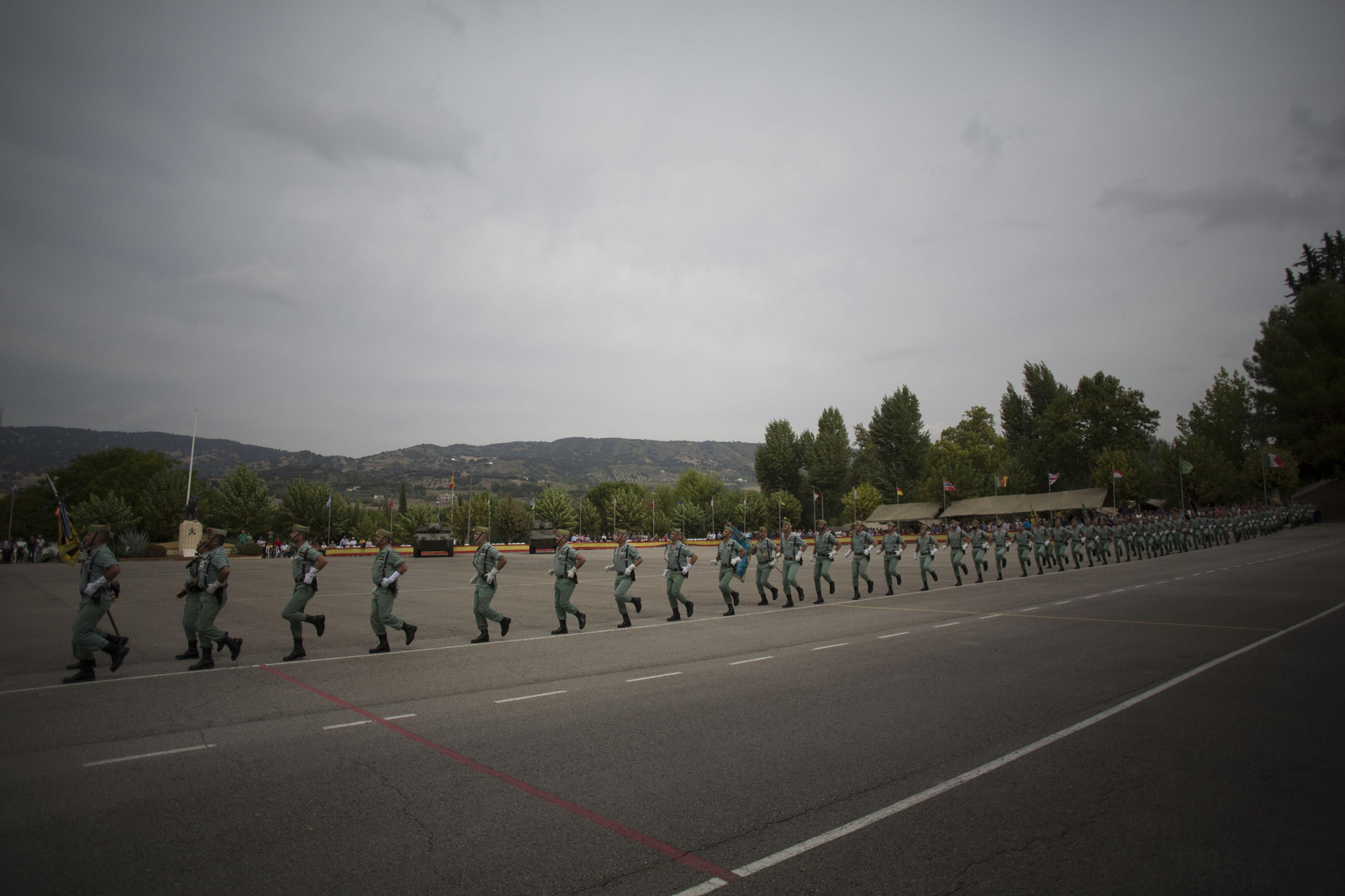 Parada militar de La Legión en su 99 aniversario
