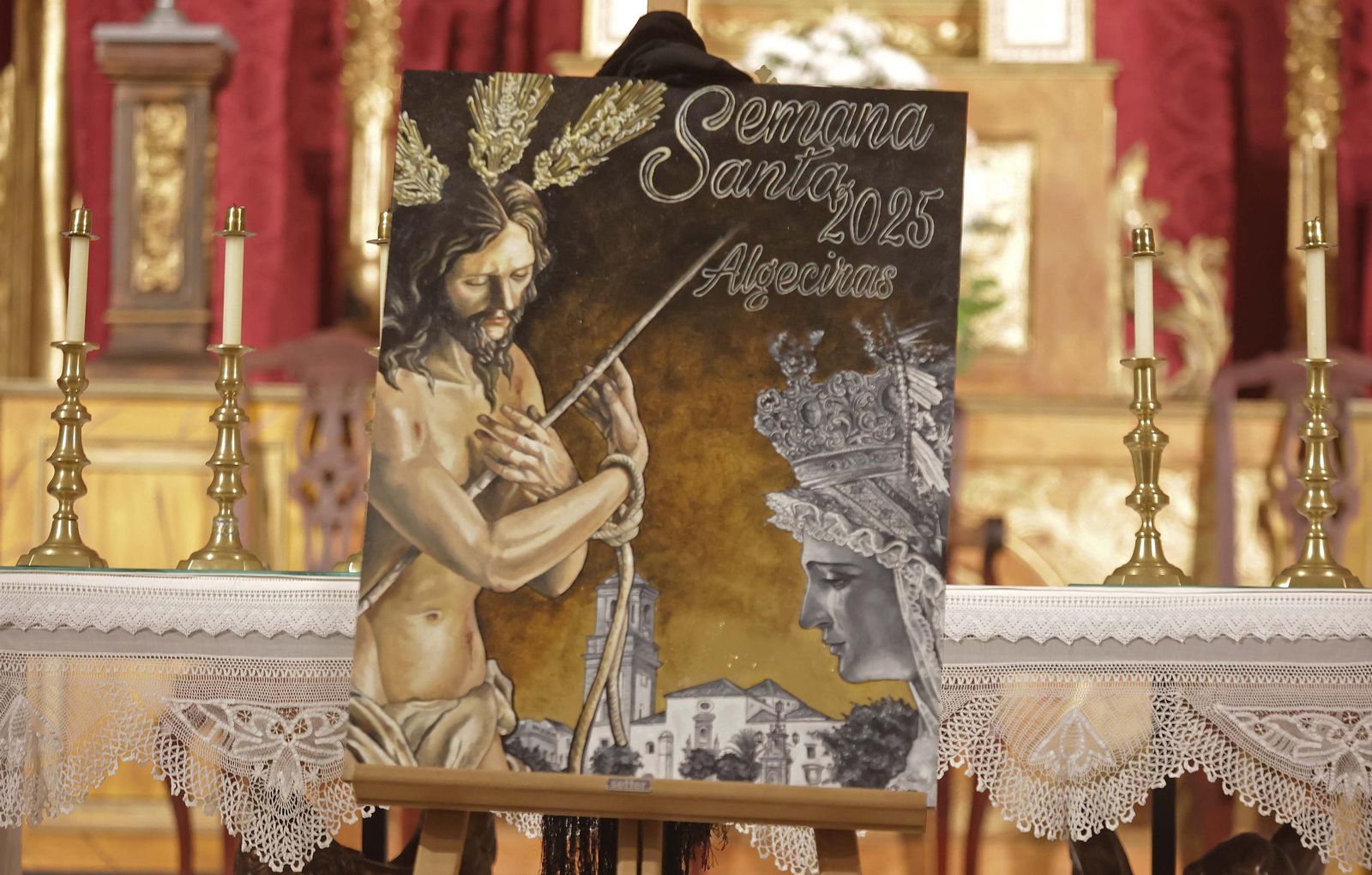 Fotos de la presentación del cartel de la Semana Santa de Algeciras 2025