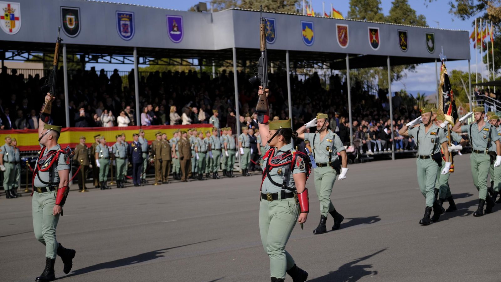 Conmemoración del Combate de Edchera en la Base Álvarez de Sotomayor de La Legión, en imágenes