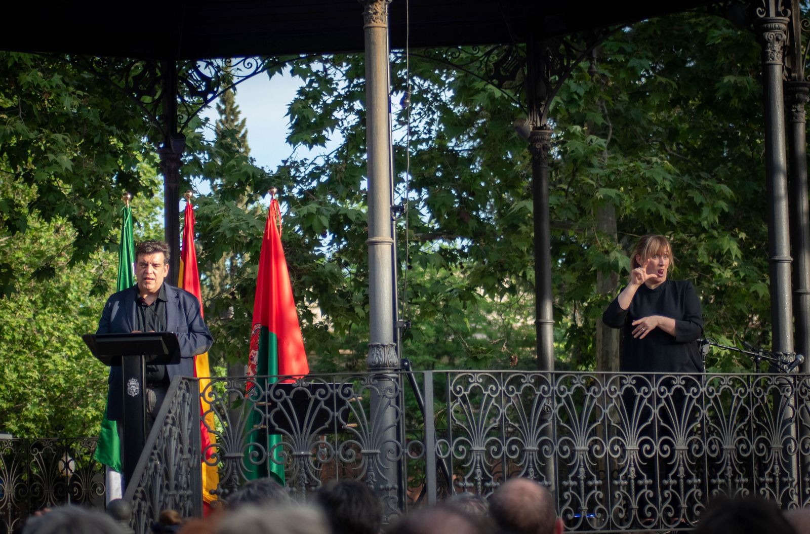 Acto de inauguración de una pasada edición de la Feria del Libro.