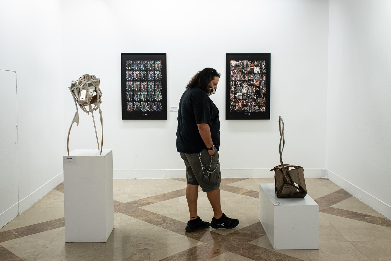 La inauguración de la exposición 'Escultura liberada. Intérpretes de la materia con Venus Petróleo' en imágenes