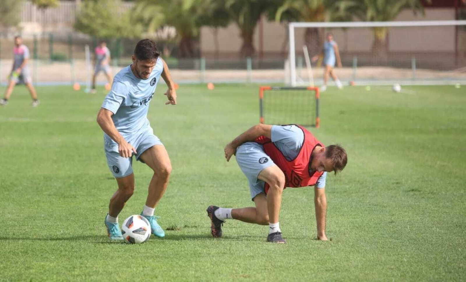 Primer entrenamiento de Francis al frente del Xerez DFC