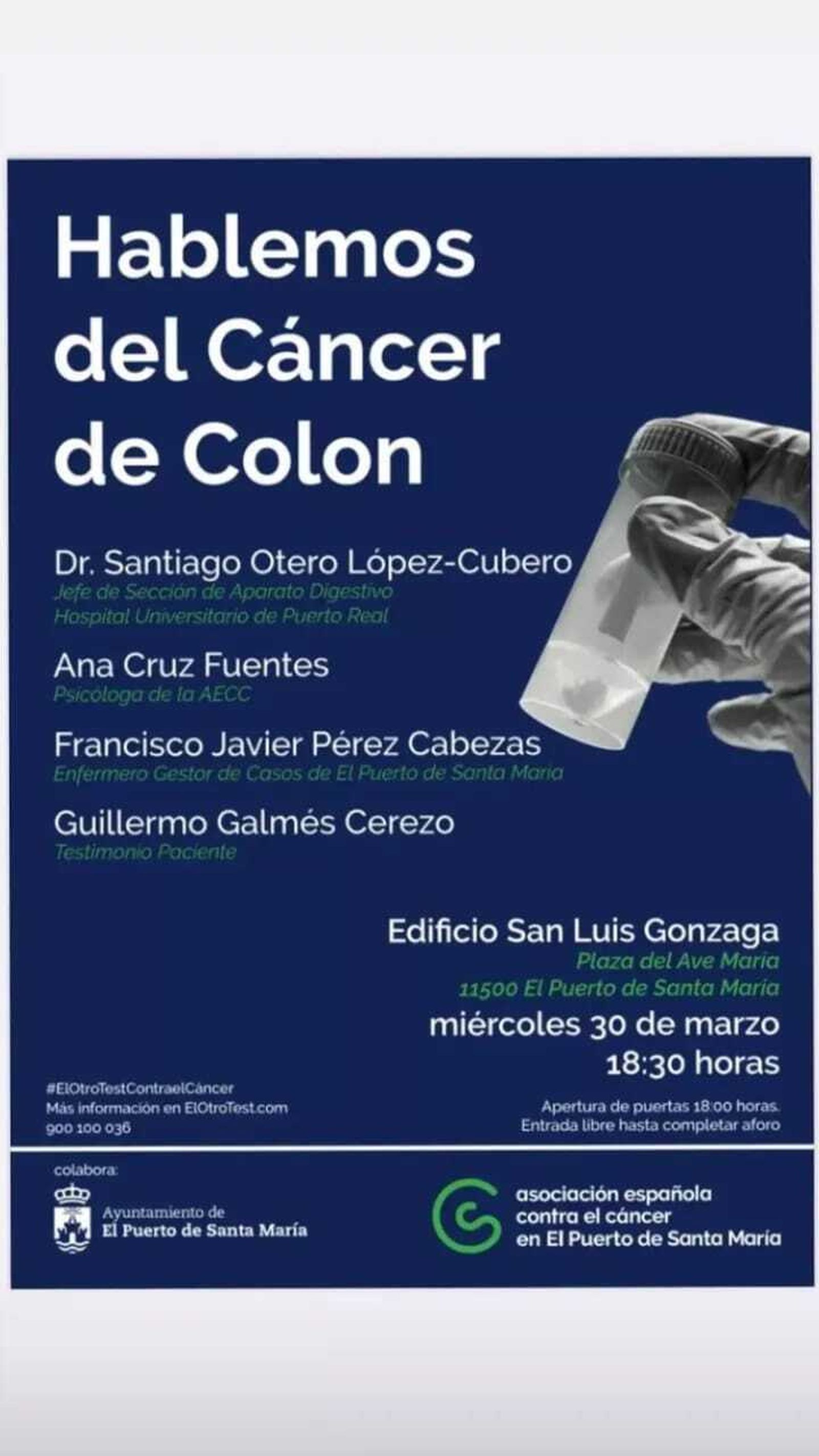 El cartel anunciador de la mesa redonda.