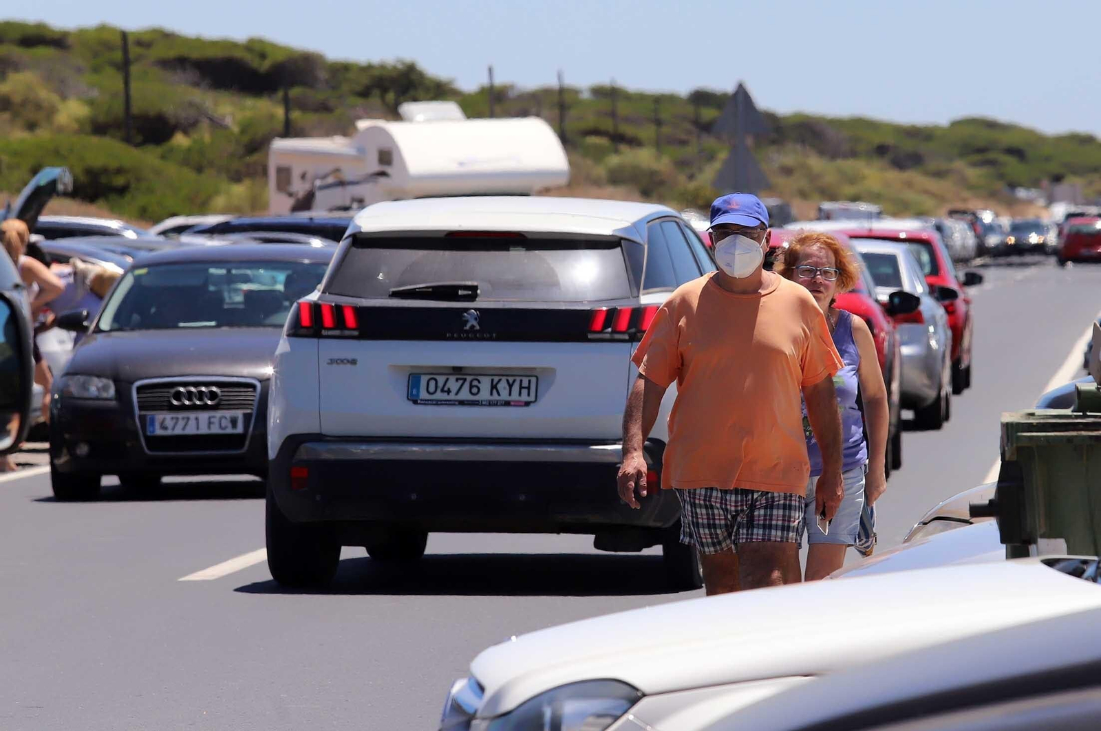 Las imágenes más destacadas del primer domingo de verano en las playas de Huelva