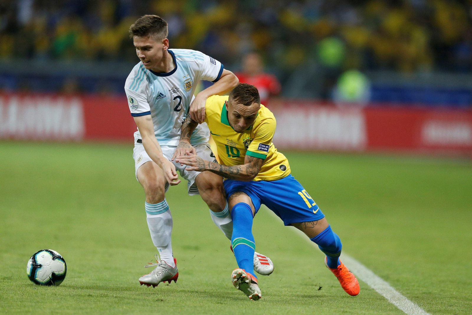 Las imágenes del Brasil-Argentina de la semifinal de la Copa América