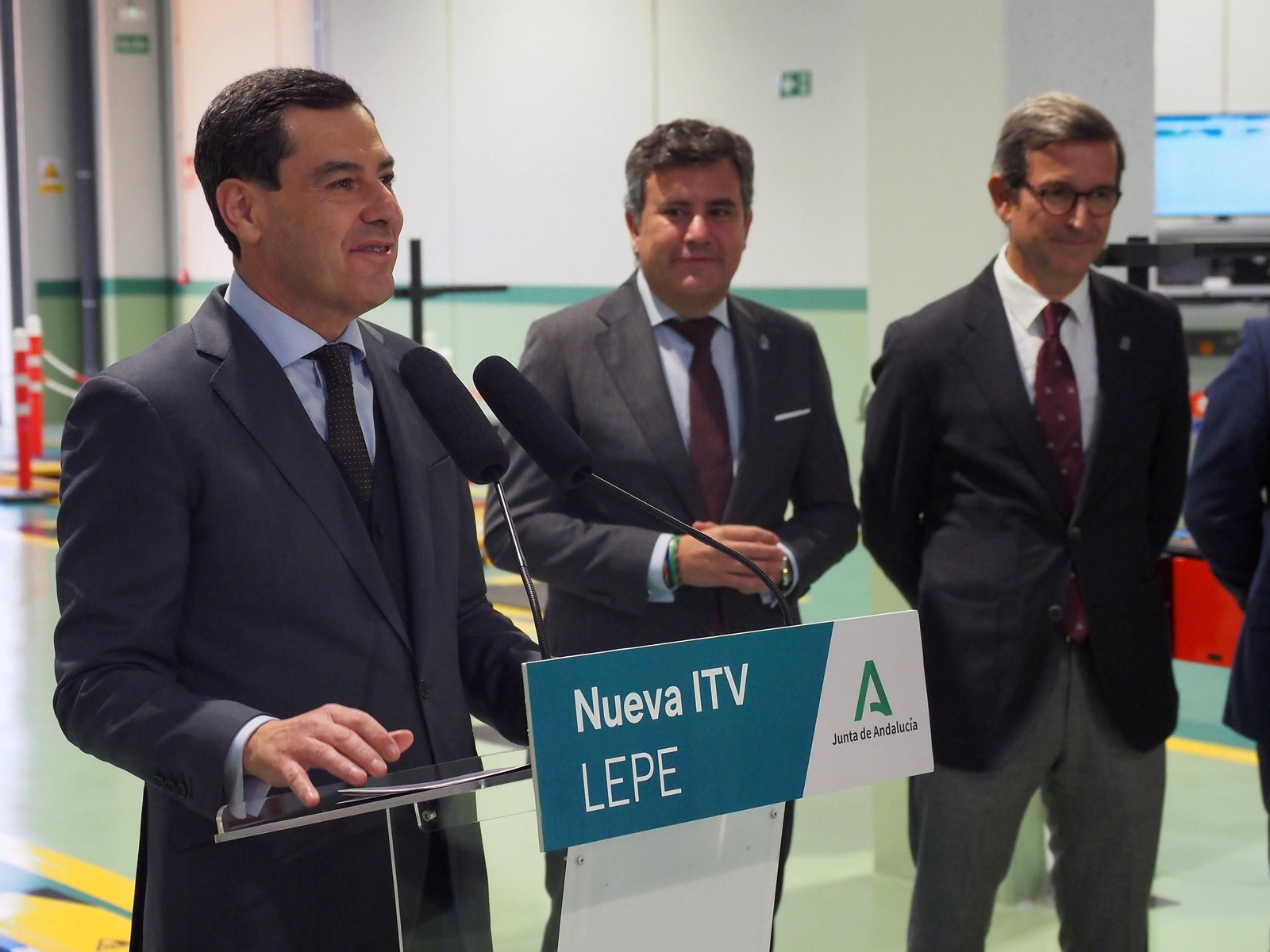 Un momento de la intervención de Moreno Bonilla en la inauguración