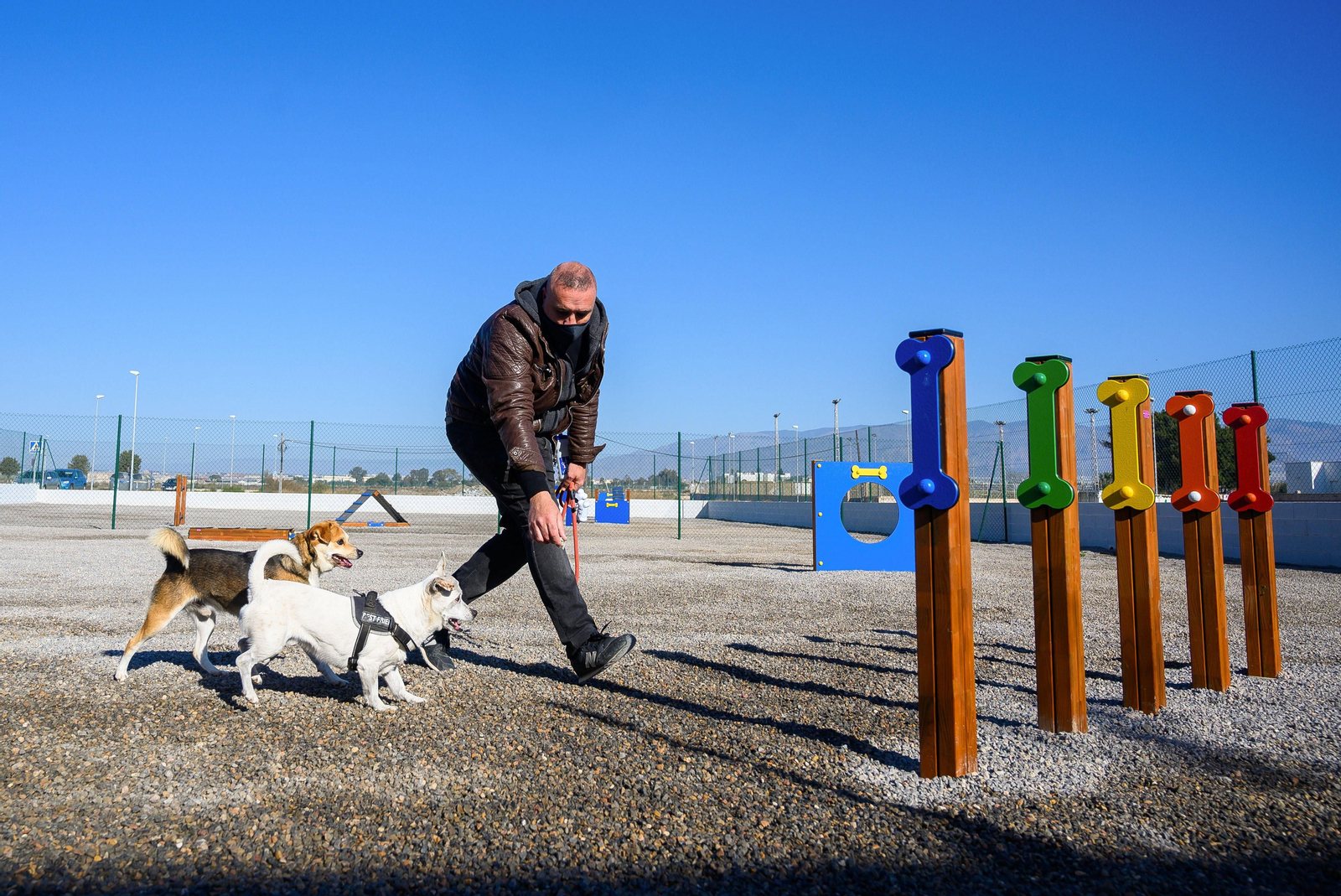 El nuevo parque canino en Costacabana