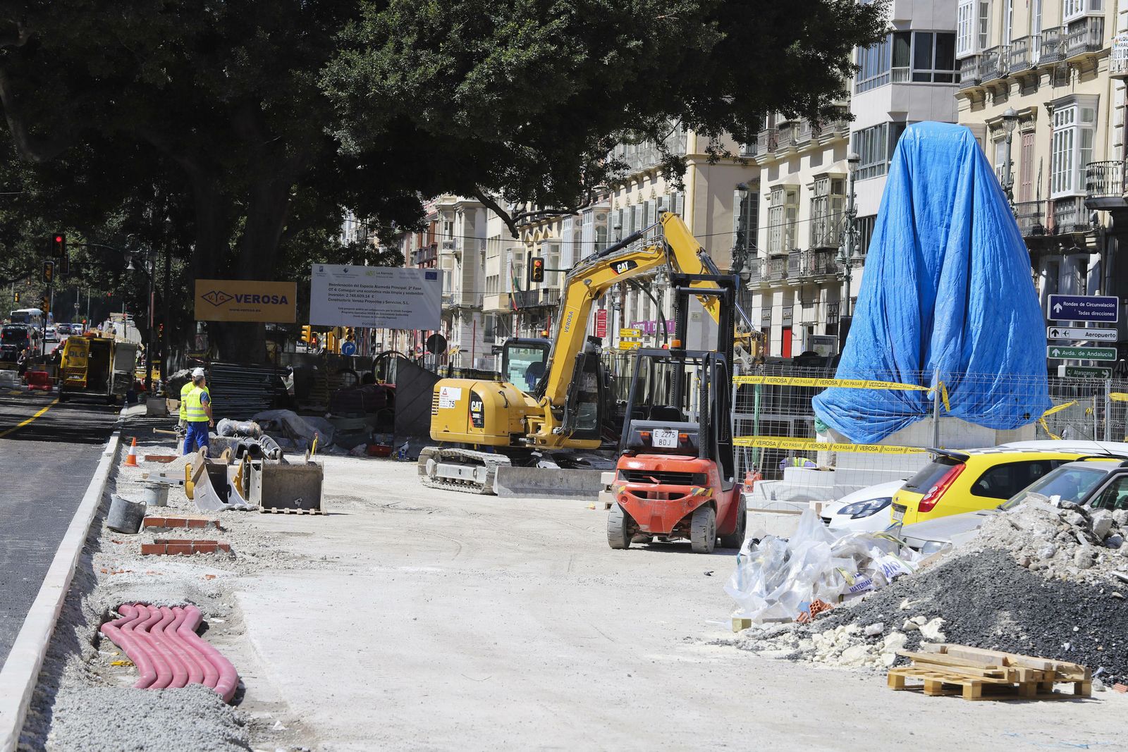 Las fotos de la recta final de las obras de la Alameda Principal