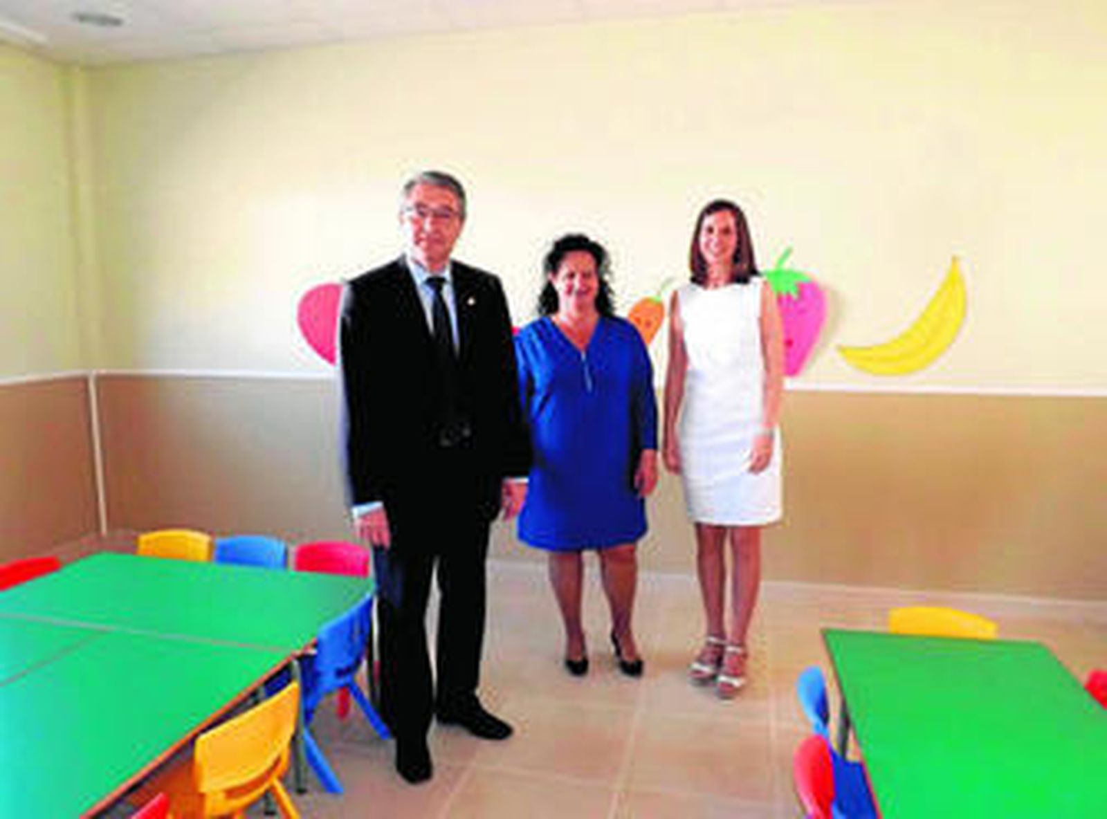 Francisco Salado, ayer, en las instalaciones de la nueva guardería.