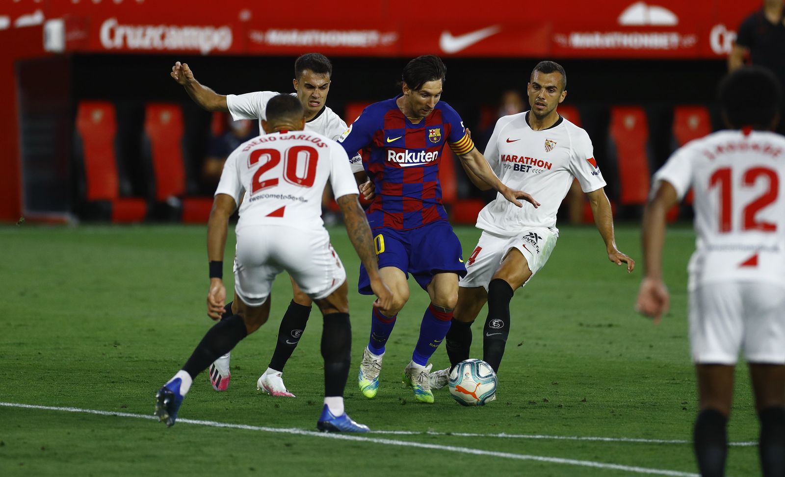 Las imágenes del Sevilla-Barcelona