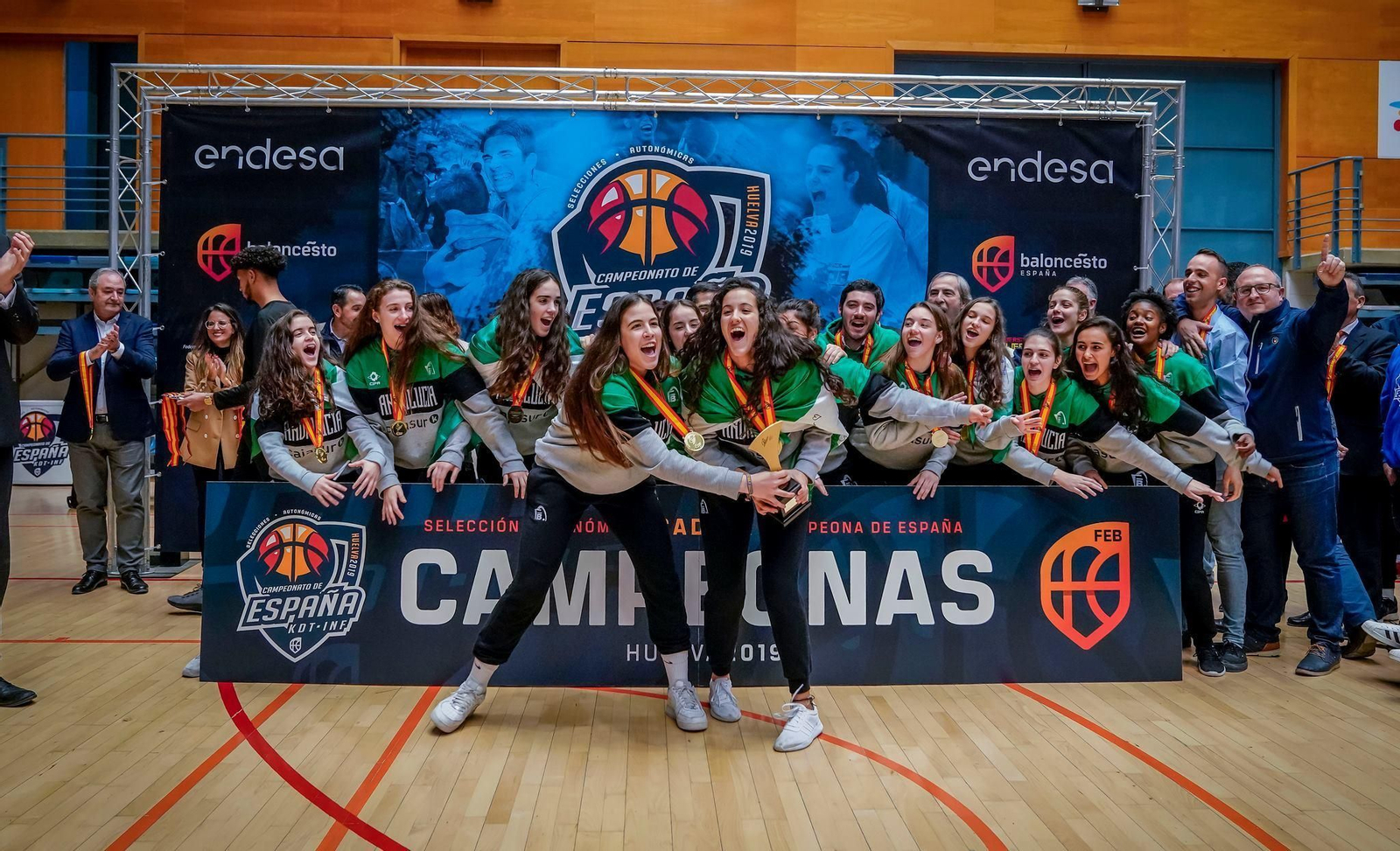 La selección femenina cadete de Andalucía logra el oro en el Nacional celebrado en Huelva.