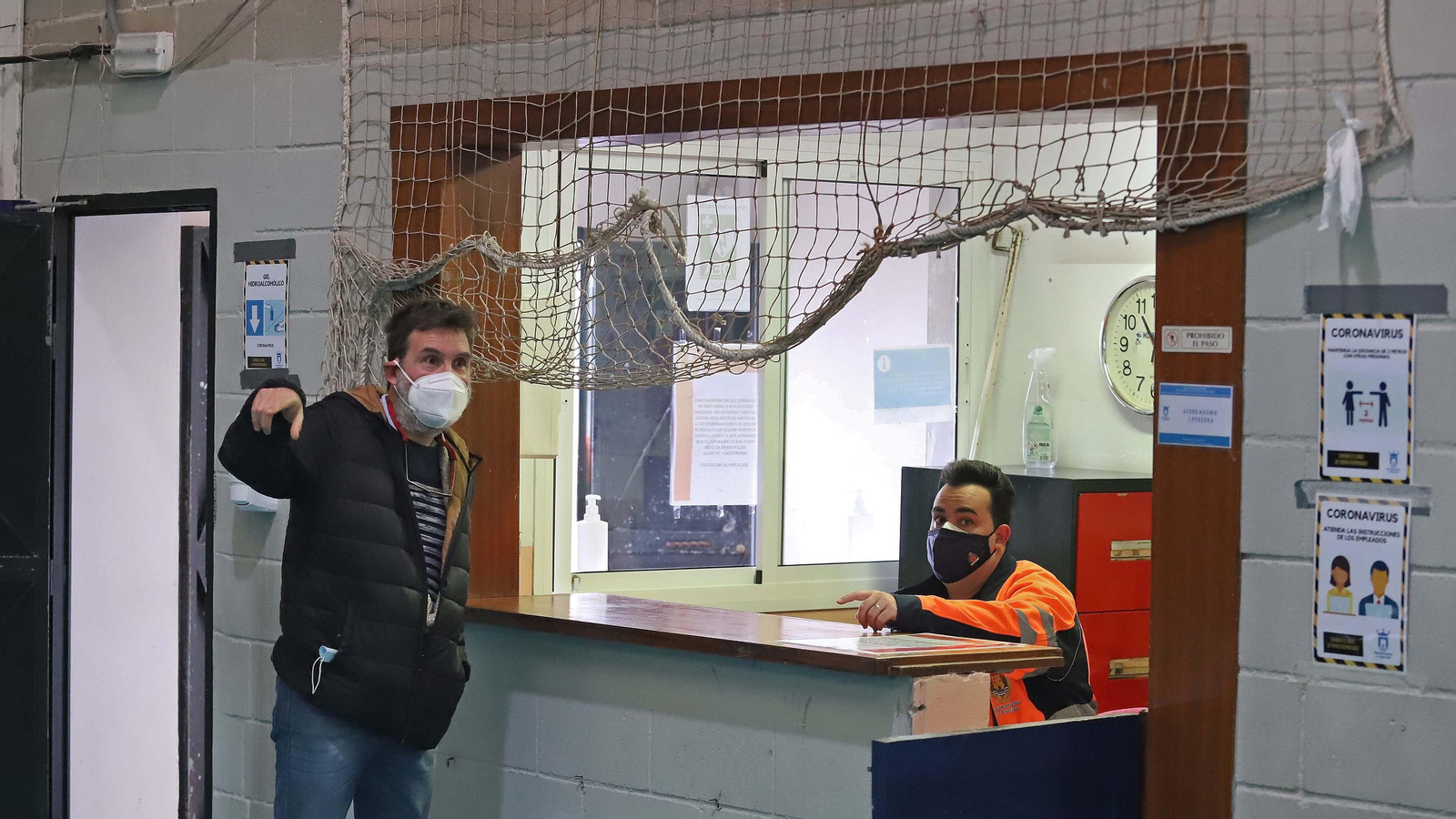 Vacunación de profesores en Algeciras