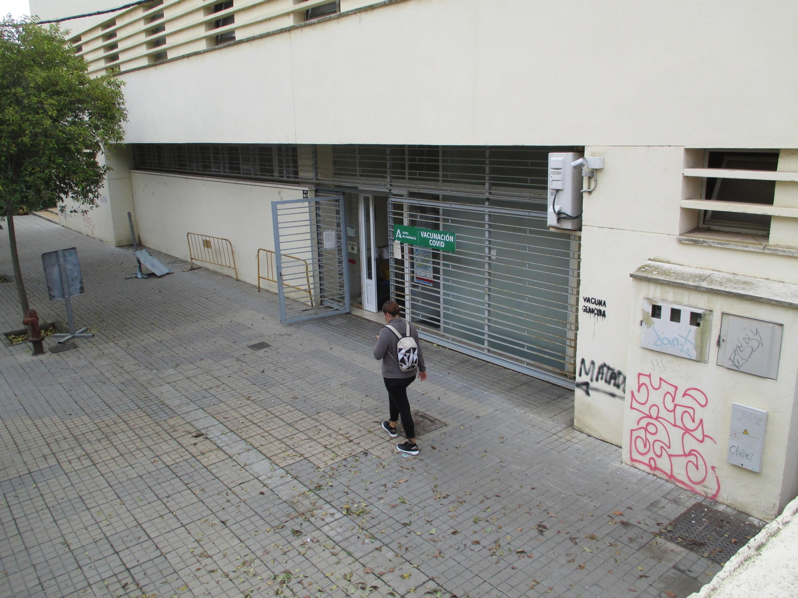 Punto de vacunación Covid en el centro de salud de Adoratrices en la mañana de hoy