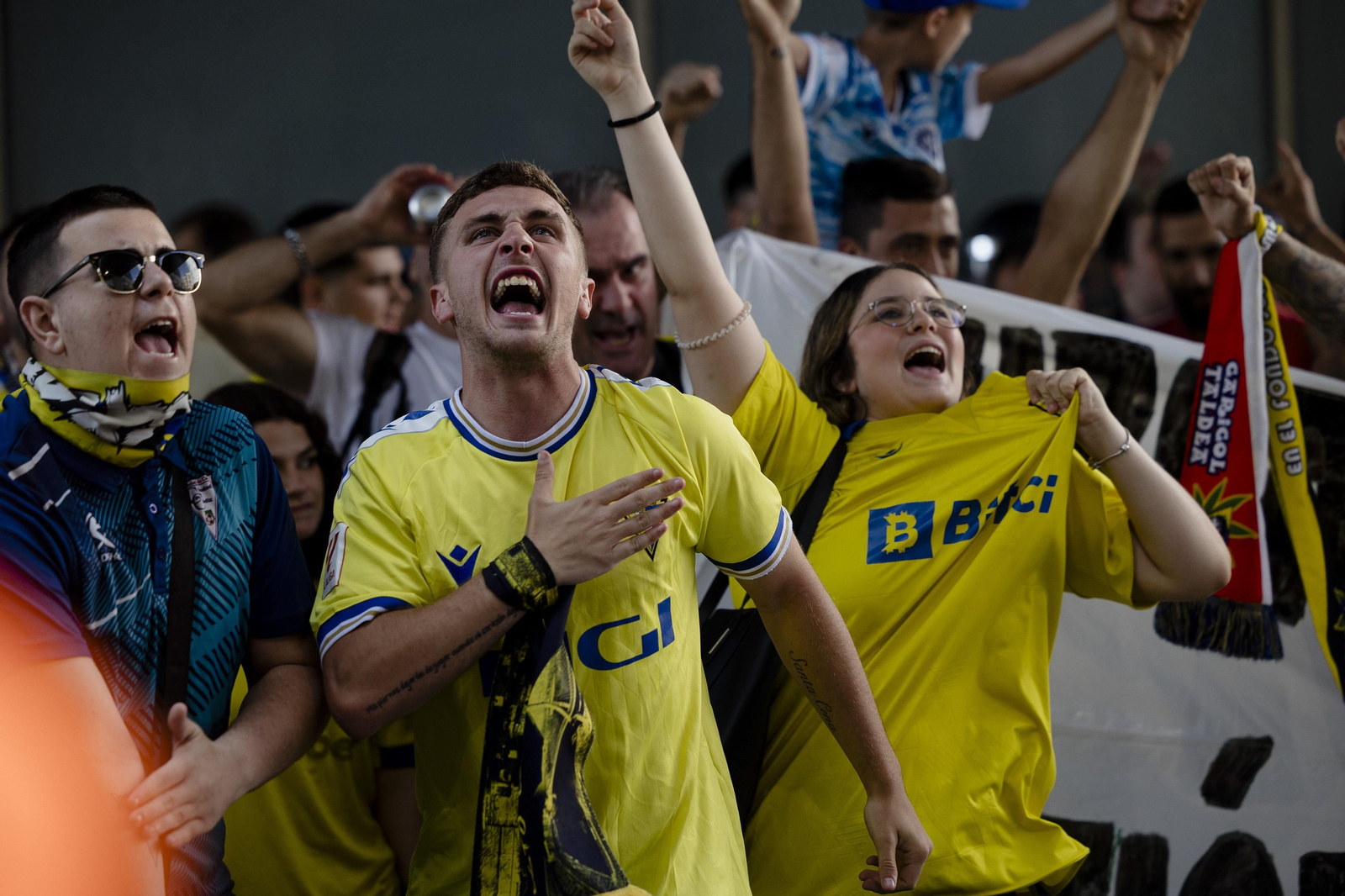 Las imágenes del partido entre el Cádiz C.F y el Getafe