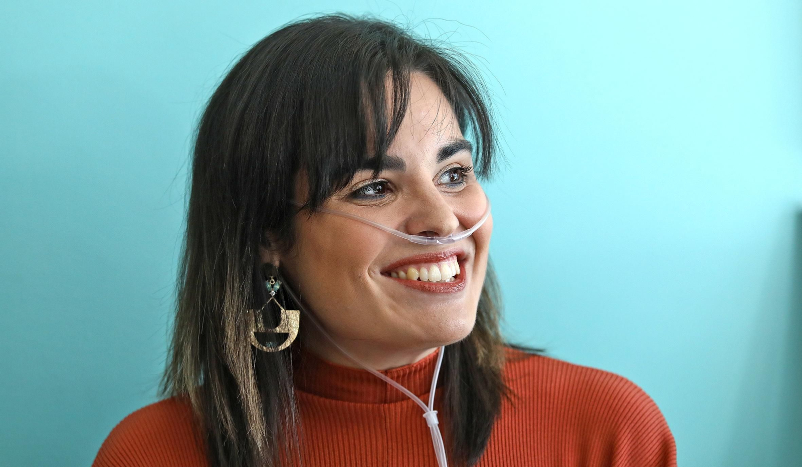 Tatiana Chagoyen, días atrás, durante la entrevista.