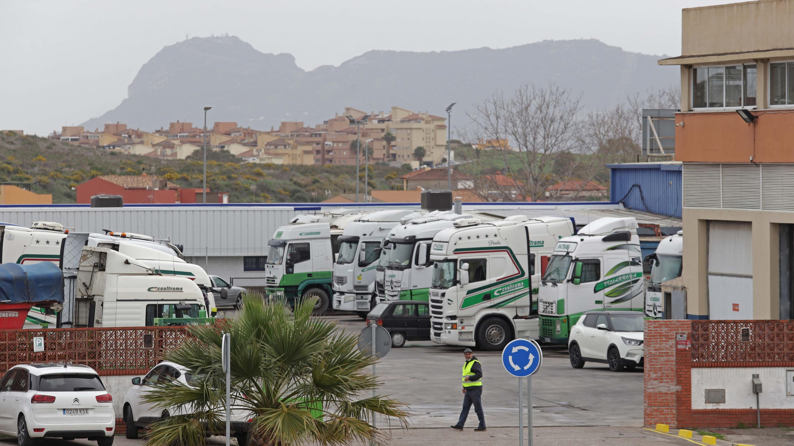 Fotos de la cuarta jornada de huelga de camioneros en Algeciras