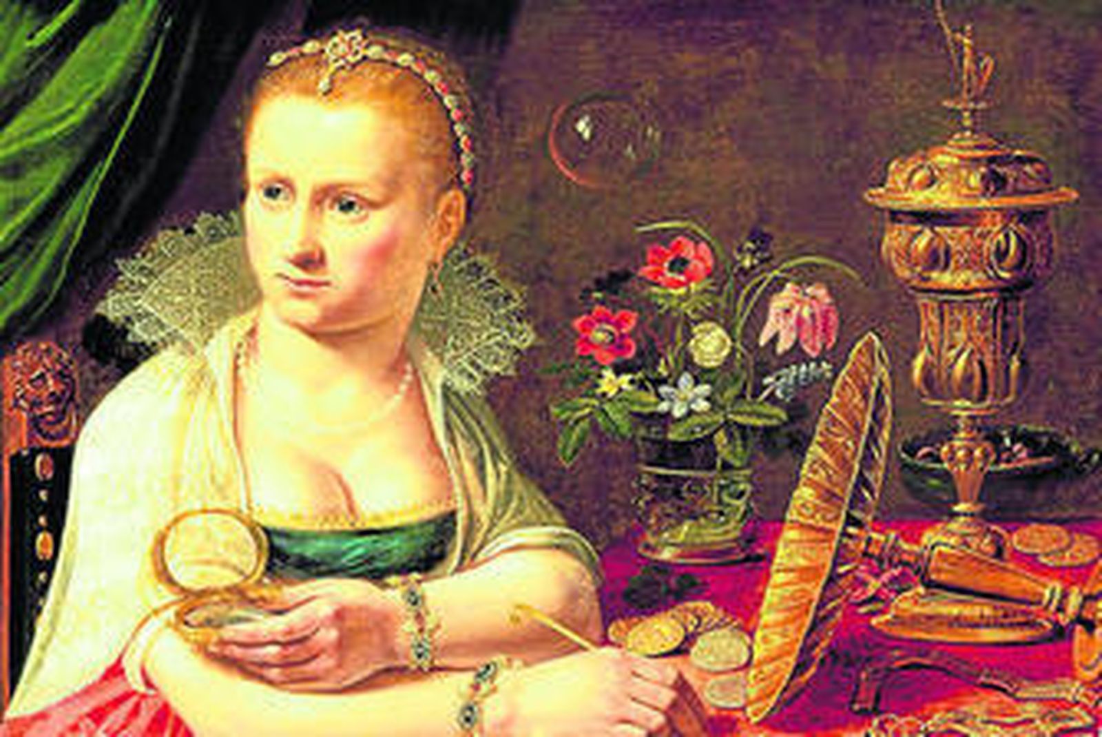 'Vanitas', posiblemente, un autorretrato.