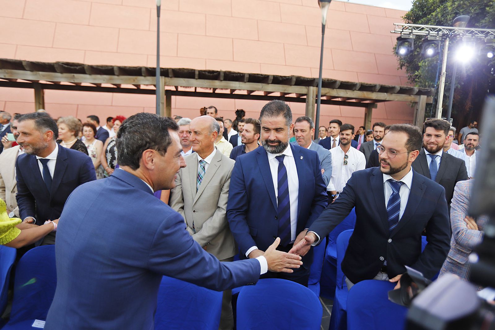 Imágenes de la constitución de la Diputación de Huelva