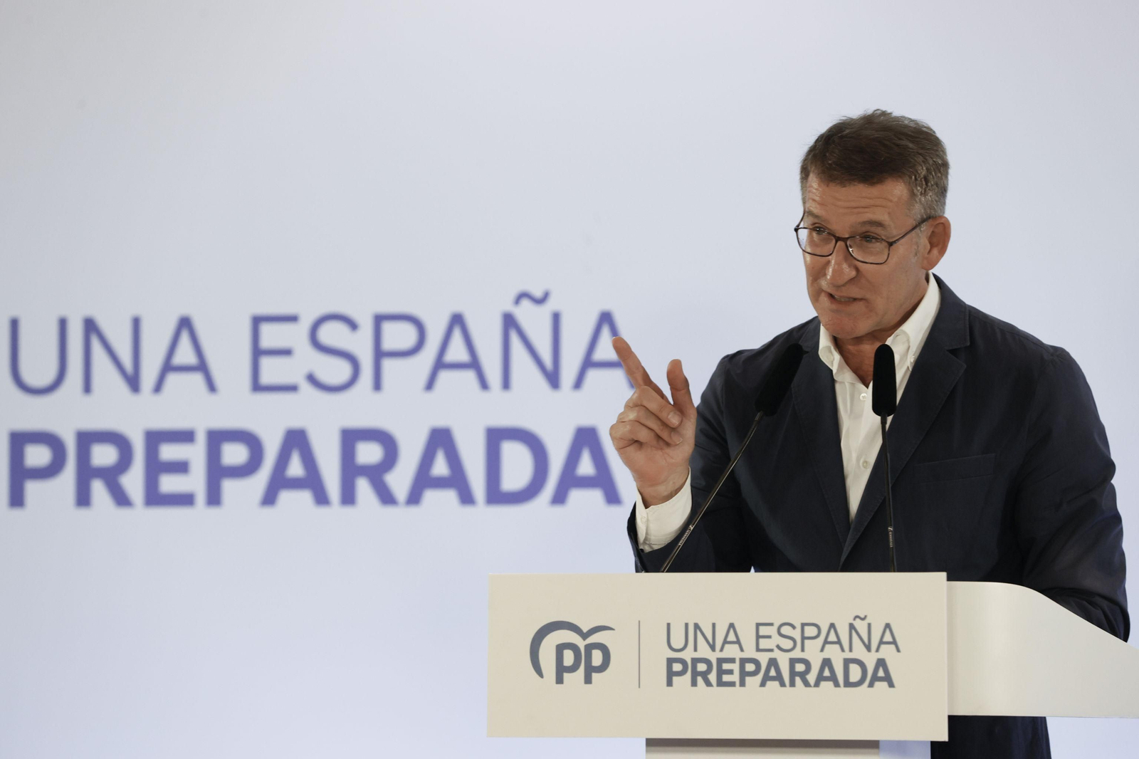 El presidente del PP, Alberto Núñez Feijóo.