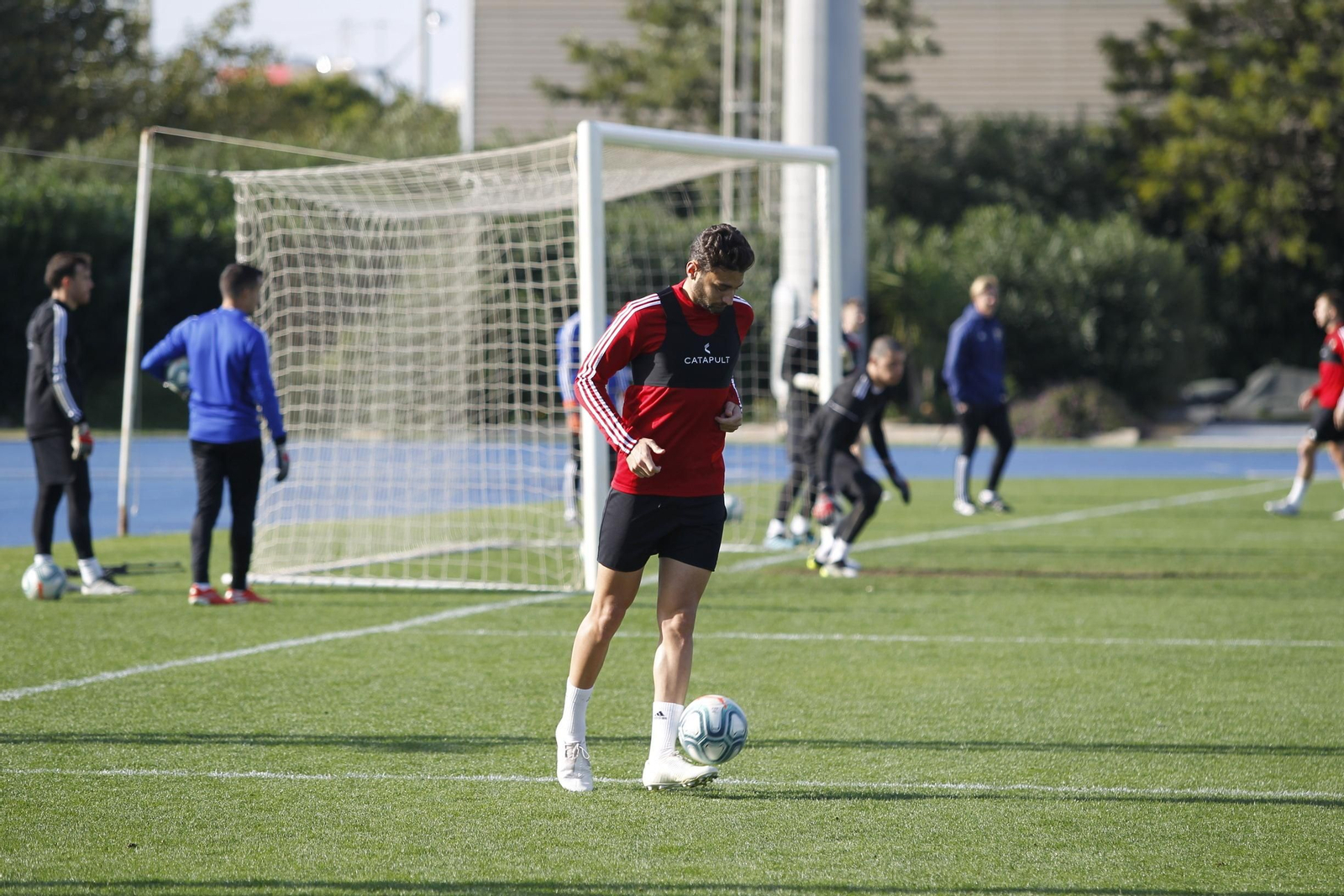 Fotogalería del entrenamiento de la UDA, 6-XII