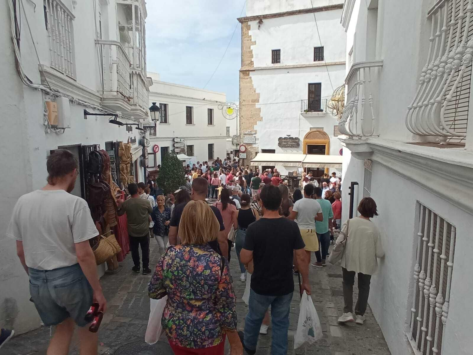 Imágenes del día del lomo en manteca, que llena Vejer