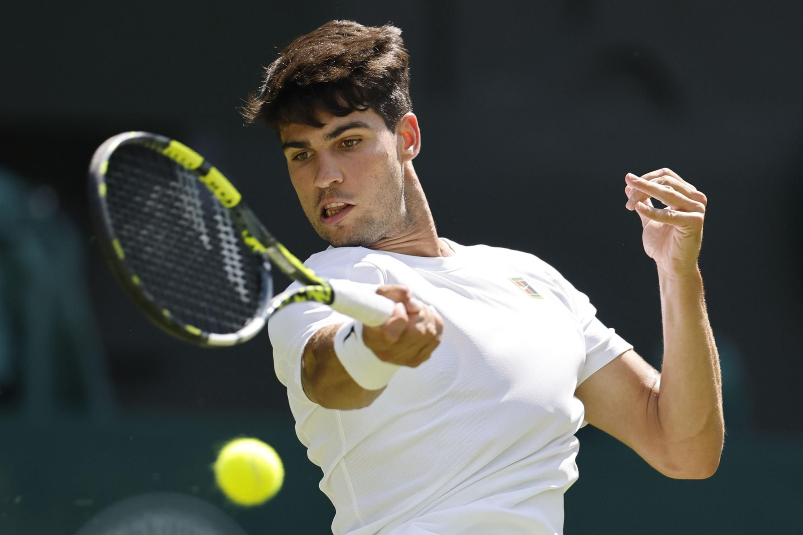 Las imágenes del debut de Alcaraz en Wimbledon y del resto de la jornada